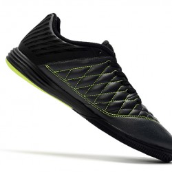 Kopačky Nike Lunar Gato II IC Černá Zelená Stříbro 39-45