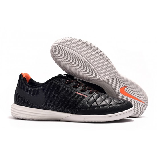 Kopačky Nike Lunar Gato II IC Černá oranžový 39-45