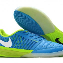 Kopačky Nike Lunar Gato II IC Modrý Zelená Stříbro 39-45