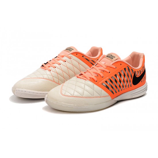 Kopačky Nike Lunar Gato II IC oranžový Bílá Černá 39-45