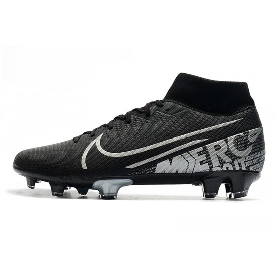 Kopačky Nike Mercurial 7 Elite FG Černá Stříbro 39-45