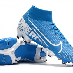 Kopačky Nike Mercurial 7 Elite FG Modrý Stříbro 39-45