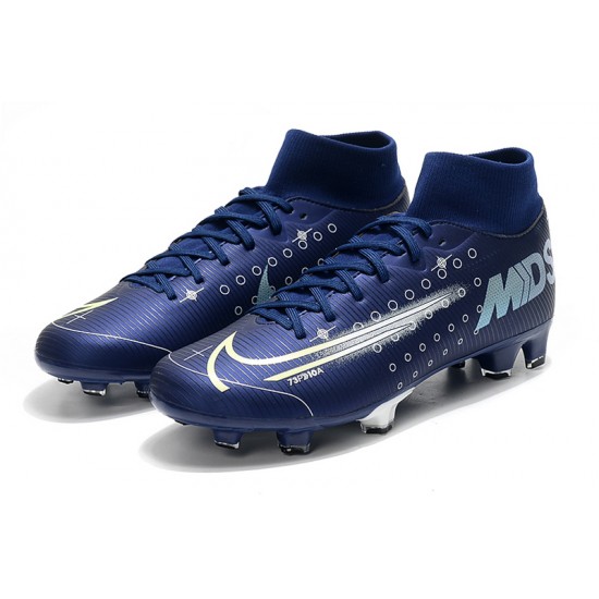 Kopačky Nike Mercurial 7 Elite FG Modrý Bílá 39-45