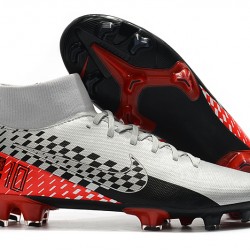 Kopačky Nike Mercurial 7 Elite FG Stříbro Černá Červené 39-45