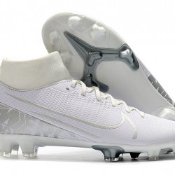 Kopačky Nike Mercurial 7 Elite FG Bílá Stříbro 39-45