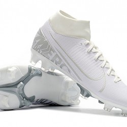Kopačky Nike Mercurial 7 Elite FG Bílá Stříbro 39-45