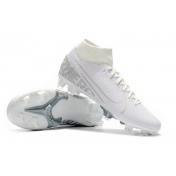 Kopačky Nike Mercurial 7 Elite FG Bílá Stříbro 39-45
