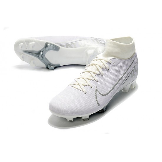 Kopačky Nike Mercurial 7 Elite FG Bílá Stříbro 39-45