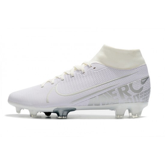 Kopačky Nike Mercurial 7 Elite FG Bílá Stříbro 39-45