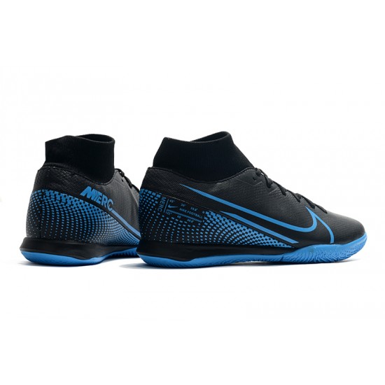 Kopačky Nike Mercurial Superfly VII Academy IC Černá Modrý 39-45