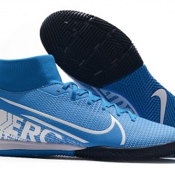 Kopačky Nike Mercurial Superfly VII Academy IC Modrý Bílá 39-45
