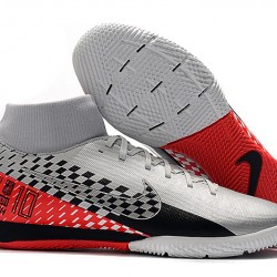 Kopačky Nike Mercurial Superfly VII Academy IC Stříbro Černá Červené 39-45
