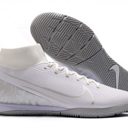 Kopačky Nike Mercurial Superfly VII Academy IC Bílá Stříbro 39-45