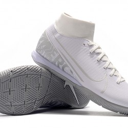 Kopačky Nike Mercurial Superfly VII Academy IC Bílá Stříbro 39-45