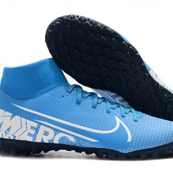 Kopačky Nike Mercurial Superfly VII Academy TF Modrý Bílá 39-45