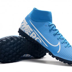 Kopačky Nike Mercurial Superfly VII Academy TF Modrý Bílá 39-45