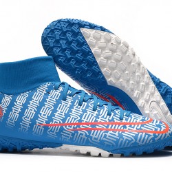 Kopačky Nike Mercurial Superfly VII Academy TF Modrý Bílá Červené 39-45
