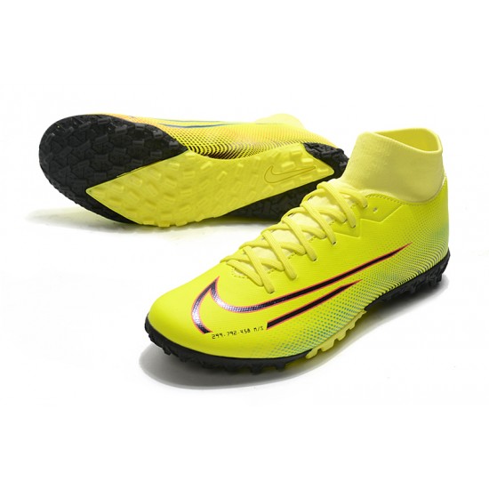Kopačky Nike Mercurial Superfly VII Academy TF Zelená Černá oranžový 39-45