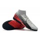 Kopačky Nike Mercurial Superfly VII Academy TF Stříbro Černá Červené 39-45