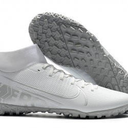 Kopačky Nike Mercurial Superfly VII Academy TF Bílá Stříbro 39-45