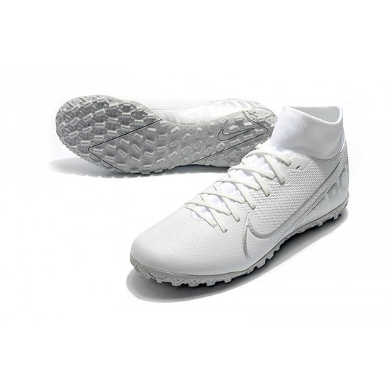 Kopačky Nike Mercurial Superfly VII Academy TF Bílá Stříbro 39-45