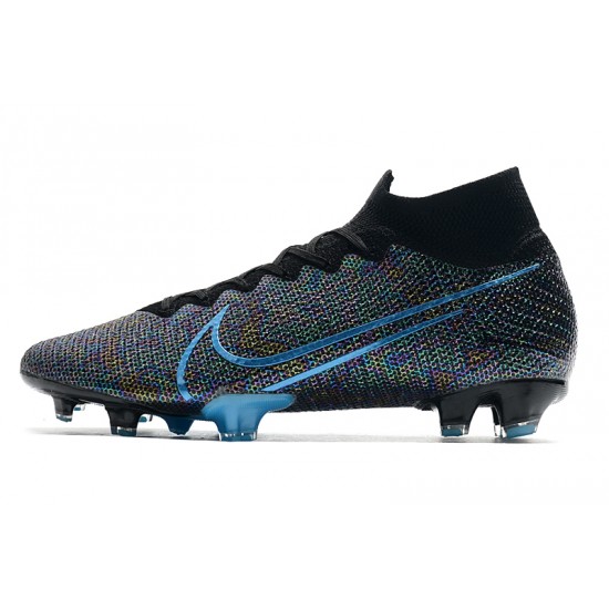 Kopačky Nike Mercurial Superfly 7 Elite FG Černá Modrý 39-45