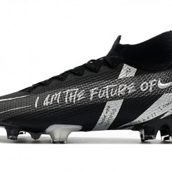 Kopačky Nike Mercurial Superfly 7 Elite FG Černá Stříbro 39-45