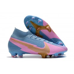 Kopačky Nike Mercurial Superfly 7 Elite FG Modrý Růžový 39-45