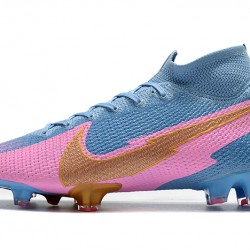 Kopačky Nike Mercurial Superfly 7 Elite FG Modrý Růžový 39-45