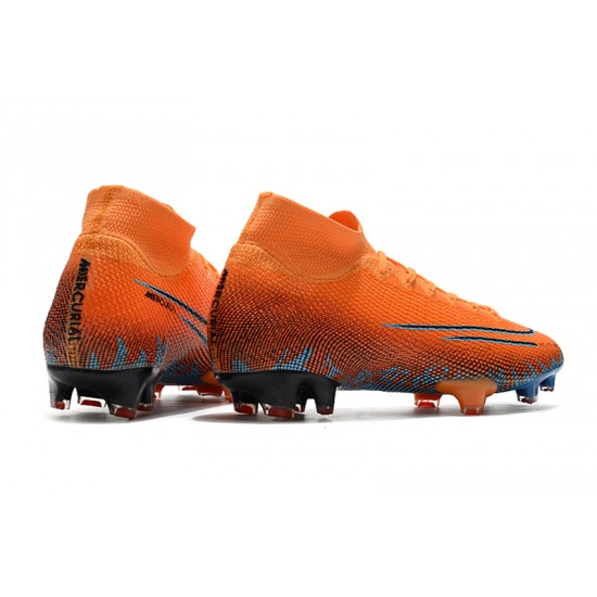 Kopačky Nike Mercurial Superfly 7 Elite FG oranžový Modrý 39-45