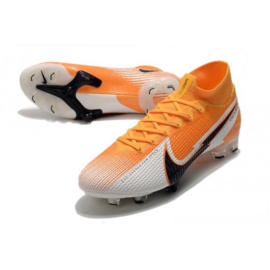 Kopačky Nike Mercurial Superfly 7 Elite FG oranžový Bílá Černá 39-45