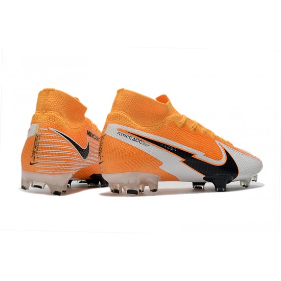 Kopačky Nike Mercurial Superfly 7 Elite FG oranžový Bílá Černá 39-45