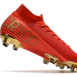 Kopačky Nike Mercurial Superfly 7 Elite FG Červené Zlato 39-45