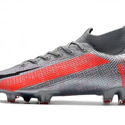 Kopačky Nike Mercurial Superfly 7 Elite FG Stříbro Červené 39-45