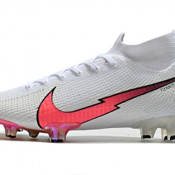 Kopačky Nike Mercurial Superfly 7 Elite FG Bílá Růžový Modrý 39-45