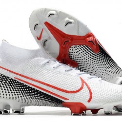Kopačky Nike Mercurial Superfly 7 Elite FG Bílá Červené Černá 39-45