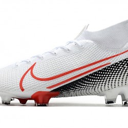 Kopačky Nike Mercurial Superfly 7 Elite FG Bílá Červené Černá 39-45