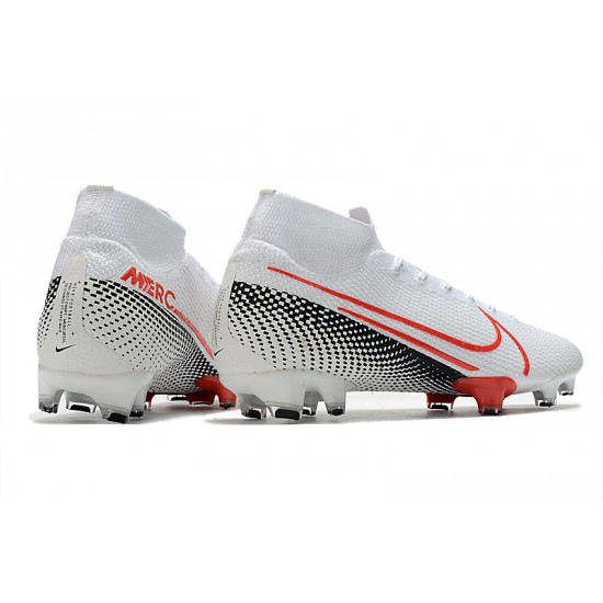 Kopačky Nike Mercurial Superfly 7 Elite FG Bílá Červené Černá 39-45