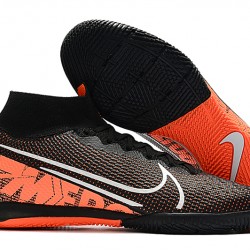 Kopačky Nike Mercurial Superfly 7 Elite MDS IC Černá oranžový 39-45