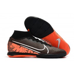 Kopačky Nike Mercurial Superfly 7 Elite MDS IC Černá oranžový 39-45