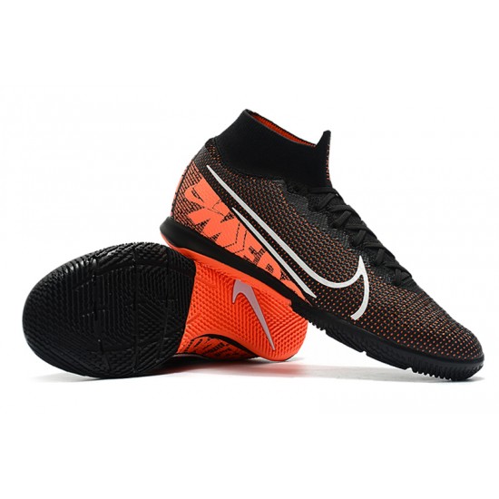 Kopačky Nike Mercurial Superfly 7 Elite MDS IC Černá oranžový 39-45