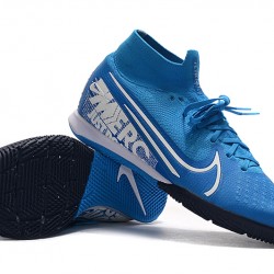 Kopačky Nike Mercurial Superfly 7 Elite MDS IC Modrý Bílá 39-45