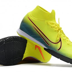 Kopačky Nike Mercurial Superfly 7 Elite MDS IC Zelená Modrý oranžový 39-45