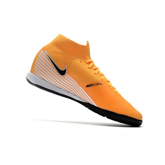 Kopačky Nike Mercurial Superfly 7 Elite MDS IC oranžový Bílá Černá 39-45