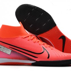 Kopačky Nike Mercurial Superfly 7 Elite MDS IC Červené Černá Růžový 39-45