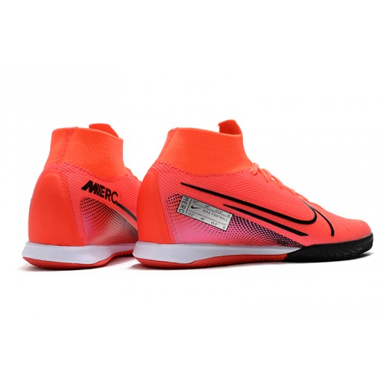 Kopačky Nike Mercurial Superfly 7 Elite MDS IC Červené Černá Růžový 39-45