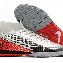 Kopačky Nike Mercurial Superfly 7 Elite MDS IC Stříbro Černá Červené 39-45