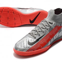 Kopačky Nike Mercurial Superfly 7 Elite MDS IC Stříbro Červené 39-45