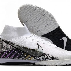 Kopačky Nike Mercurial Superfly 7 Elite MDS IC Bílá Černá 39-45