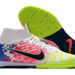 Kopačky Nike Mercurial Superfly 7 Elite MDS IC Bílá Černá Rainbow 39-45